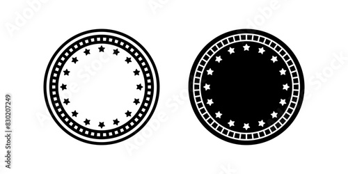 Coin icon set. for mobile concept and web design. vector illustration