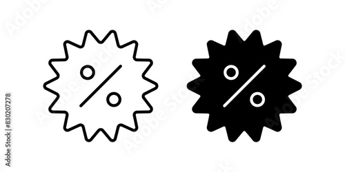 Discount icon set. for mobile concept and web design. vector illustration