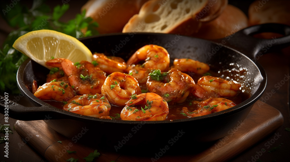 New Orleans Style BBQ Shrimp showcasin New Orleans Style BBQ Shrimp showcasin