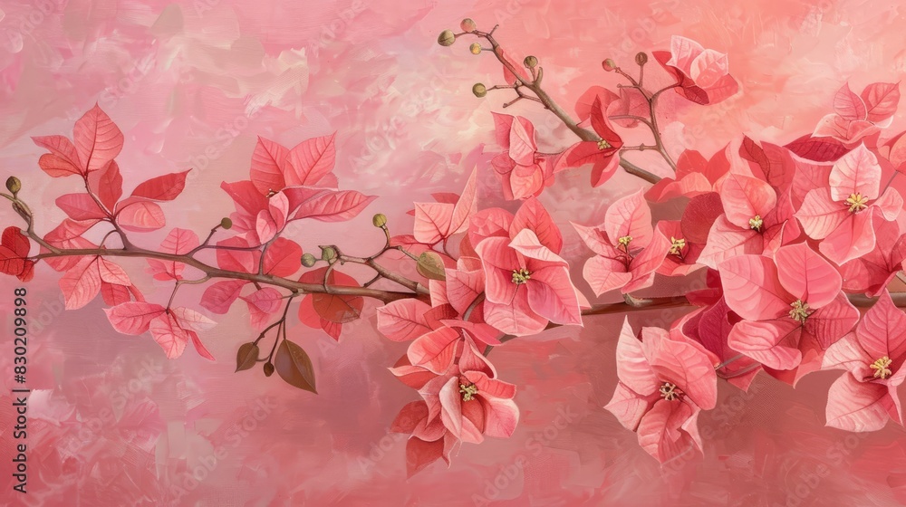 Bougainvillea in a shade of pink Bougainvillea in a shade of pink