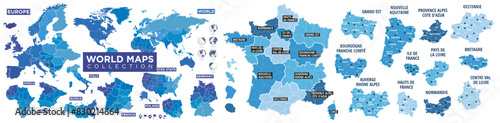 Carte france et monde