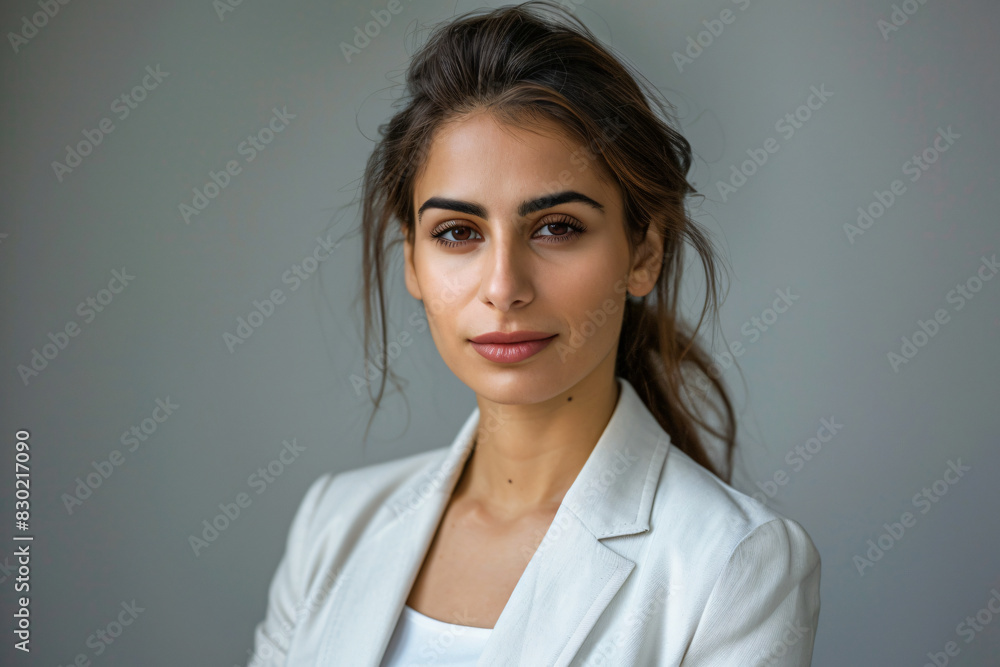 Confident Middle Eastern Female Business Leader Professional Portrait