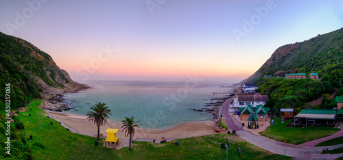 Obraz na płótnie Victoria Bay during sunset, George, garden route, Western Cape South Africa w salonie