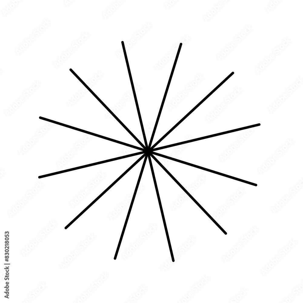 Obraz premium christmas tree with stars