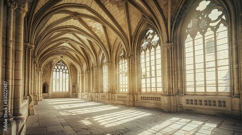 Architectural Interiors  Stunning interiors of architectural masterpieces like cathedrals  palaces  or museums  showcasing intricate details and craftsmanship.