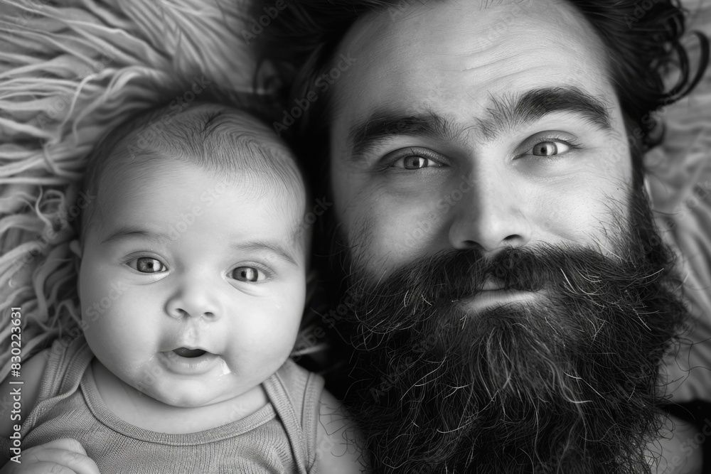 Father holding his baby girl close - family love - parenting - fatherhood Father holding his baby girl close - family love - parenting - fatherhood