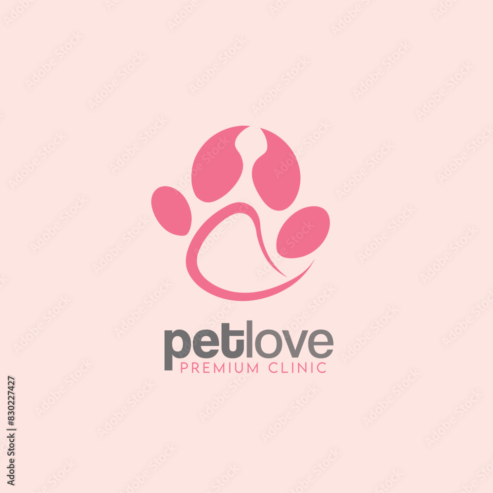 Vector Pet Veterinary Logo