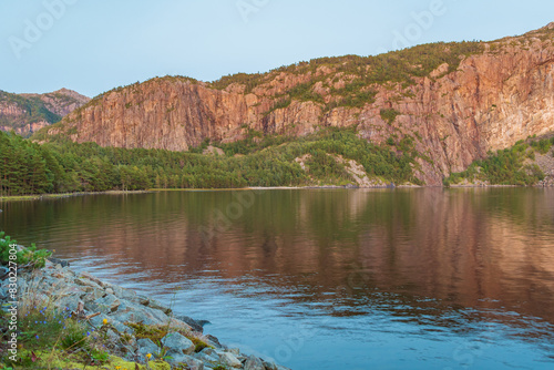 Obraz na płótnie Landscape at the south of Norway (near Stavanger) w salonie