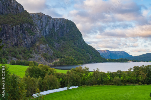 Obraz na płótnie Landscape at the south of Norway (near Stavanger) w salonie