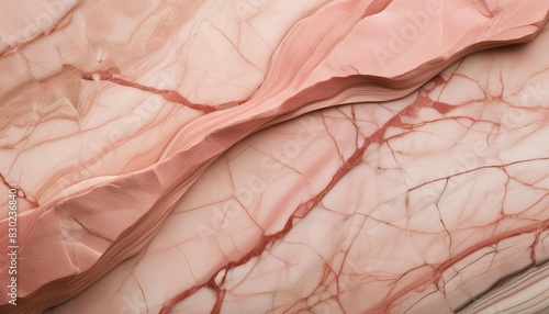 a close up of a beige marble texture resembling the natural material of rock the texture is smooth and reminiscent of a peach skin with hints of woodlike veins running through it photo