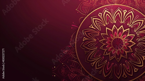 Flower ornament  Luxury mandala background with Decorative mandala. Mandala for print, poster, cover, brochure, flyer, banner