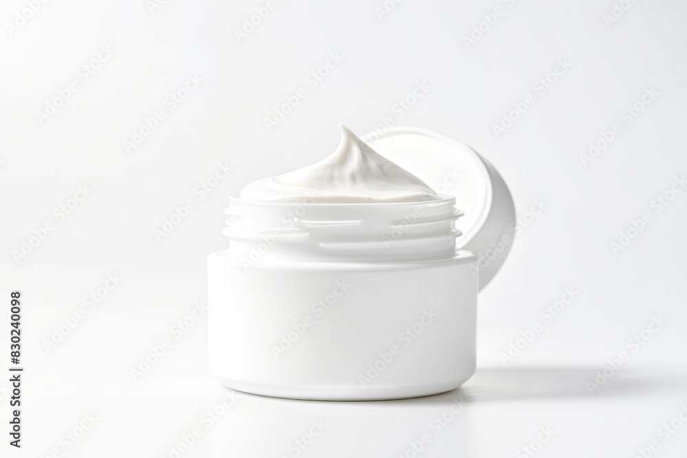 White Cream Jar White Cream Jar