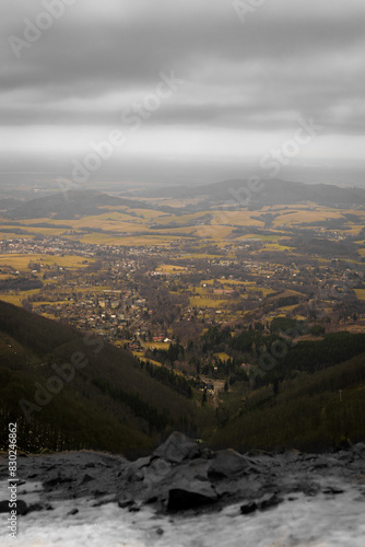 landscape with clouds