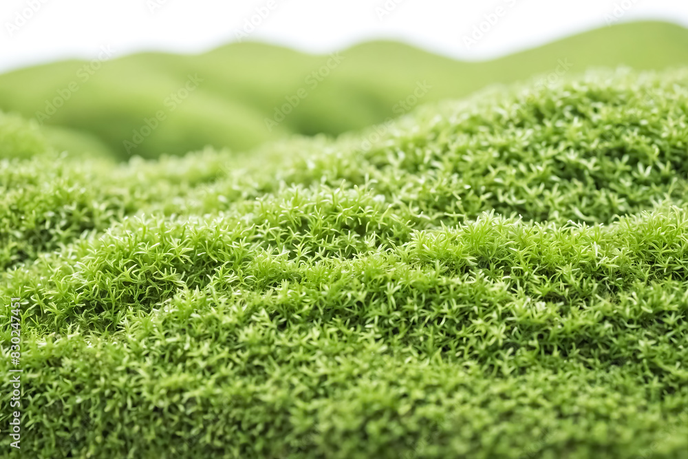 Green Moss Texture Close-Up Green Moss Texture Close-Up
