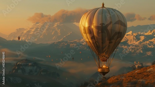 displays (hot air balloon), good lighting photo