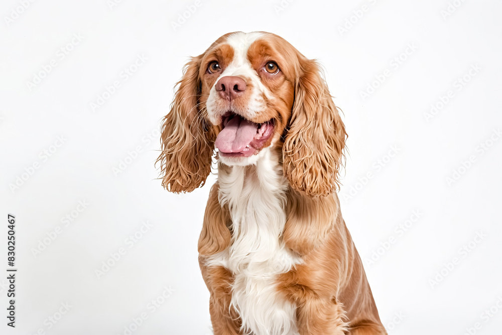 Happy Cocker Spaniel with Tongue Out Happy Cocker Spaniel with Tongue Out