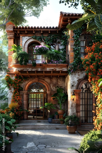 Spanish style house © Adobe Contributor