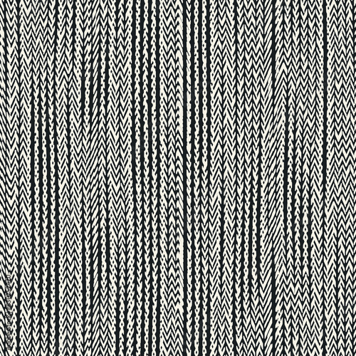 Monochrome Irregular Herringbone Stripes Pattern