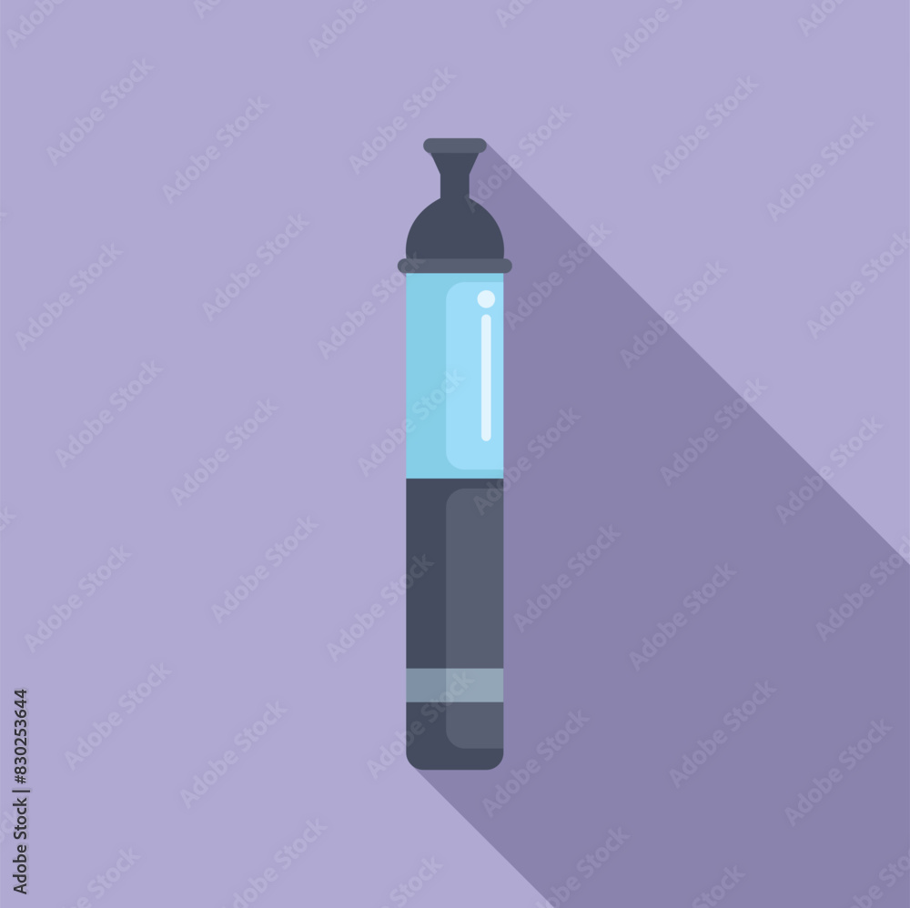 Clean, simple vector design of a test tube on a purple background, ideal for science themes Clean, simple vector design of a test tube on a purple background, ideal for science themes