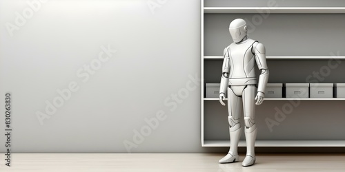 Una imagen adorable de un armario diseñado por inteligencia artificial. Concept AI-Designed Wardrobe, Adorable Image photo