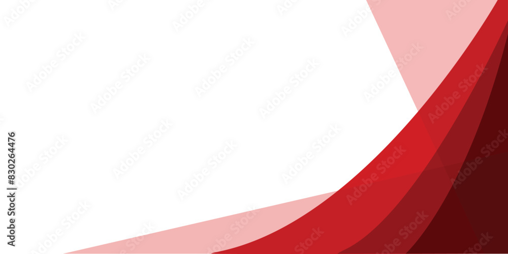 Red abstract banner background vector with dynamic curve shapes, space for design Red abstract banner background vector with dynamic curve shapes, space for design
