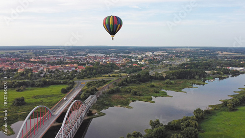 Ein Ballon über Wittenberg photo