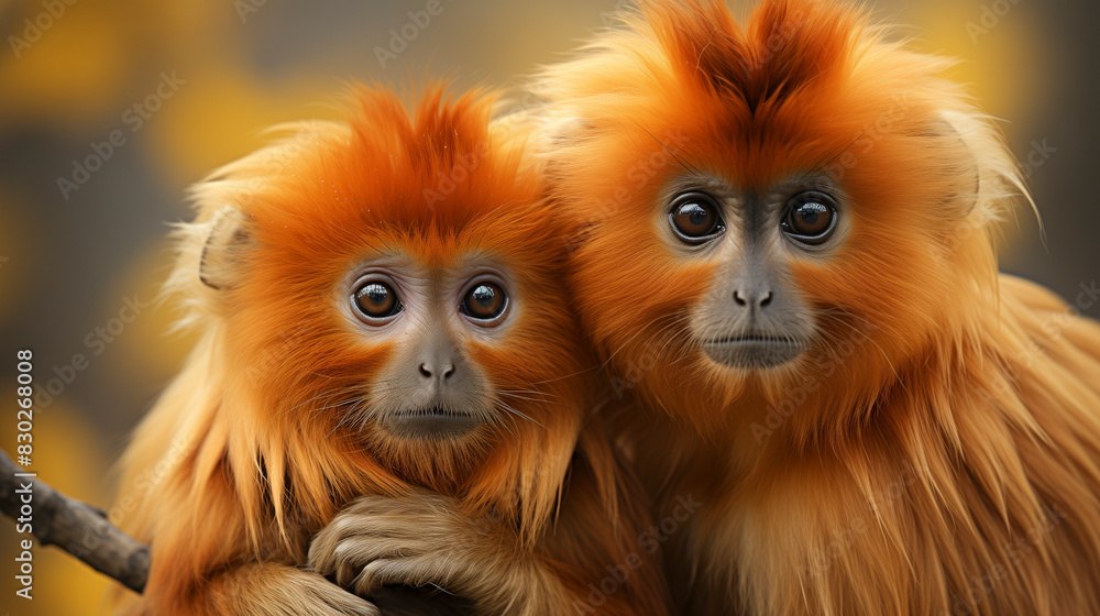 Monkeys Sitting on Top of Tree Monkeys Sitting on Top of Tree