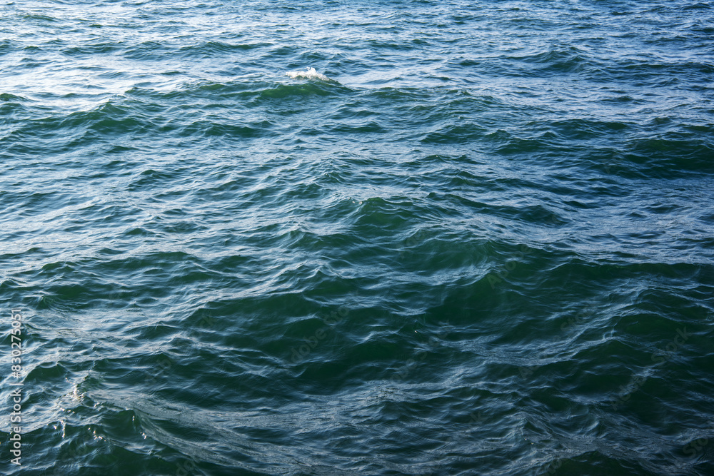 Fototapeta premium Blue sea water background texture