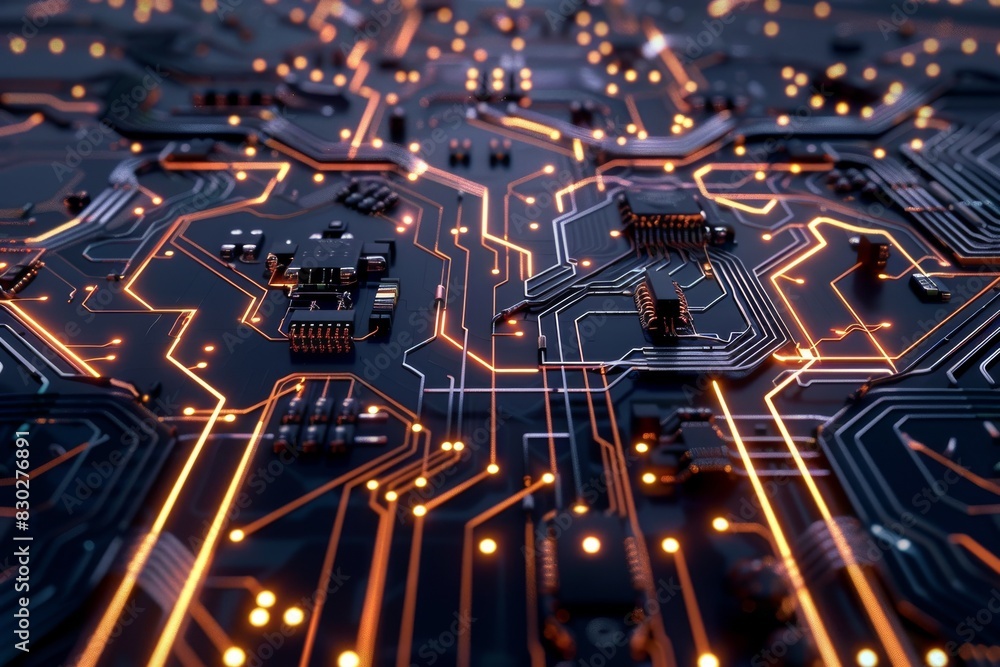 Artificial Intelligence in Next-Generation Chip Design Stock Photo ...