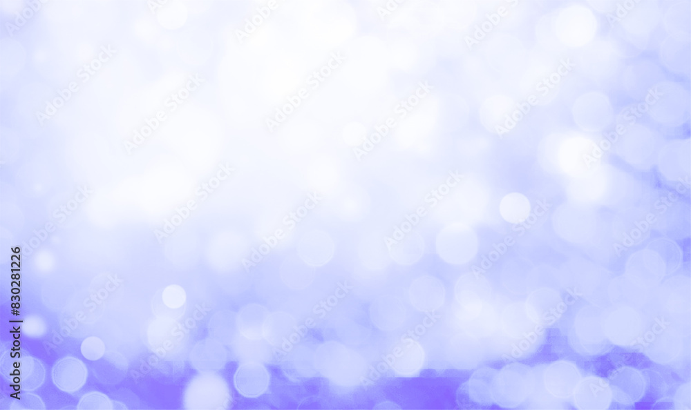 Fototapeta premium Purple bokeh widescreen background for Banner, Poster, celebration, event and various design works