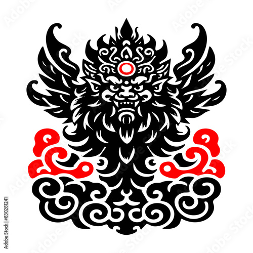 Wallpaper Mural Singo Barong Wayang Jawa Indonesian Mythology Torontodigital.ca