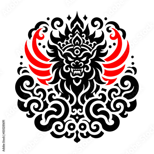 Wallpaper Mural Singo Barong Wayang Jawa Indonesian Mythology Torontodigital.ca