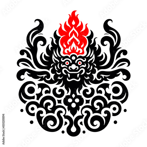 Wallpaper Mural Singo Barong Wayang Jawa Indonesian Mythology Torontodigital.ca