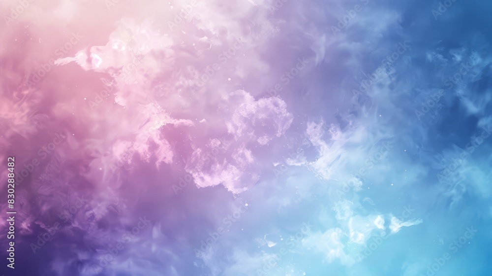 Pastel blues purples backdrop: cloudy textures pulsating lights backdrop