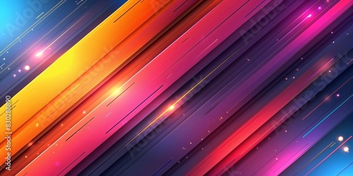 colorful gradient design pattern background, geometric diagonal modernism in rainbow colors photo