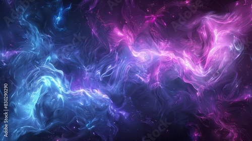 Vibrant elegance: cerise indigo swirling patterns backdrop photo