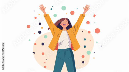 Wallpaper Mural  Businesswoman success concept Torontodigital.ca