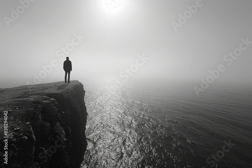 A steadfast belief in one's values and principles, anchoring the soul amidst life's uncertainties. Concept of moral steadfastness. Generative Ai.