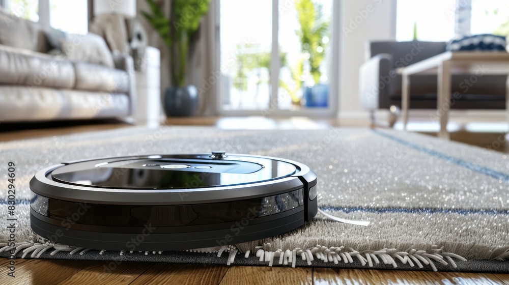 Advanced Robotic Cleaner Transitioning Floors Advanced Robotic Cleaner Transitioning Floors