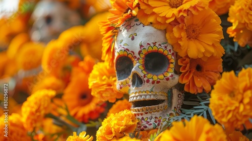 Floral Tributes on Day of the Dead