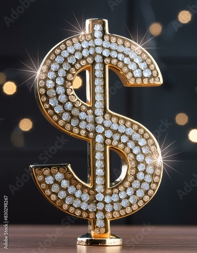 golden dollar sign