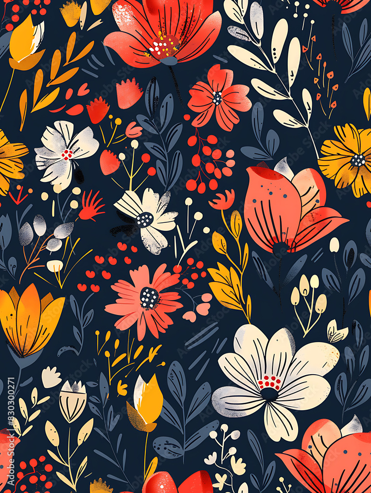 Obraz premium floral illustration