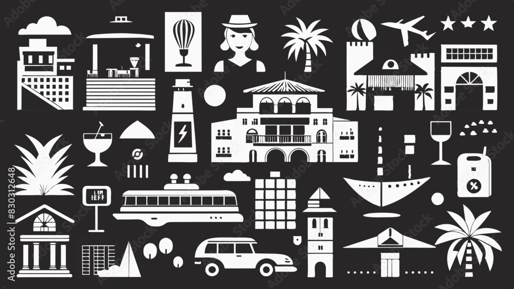 Fototapeta premium значки