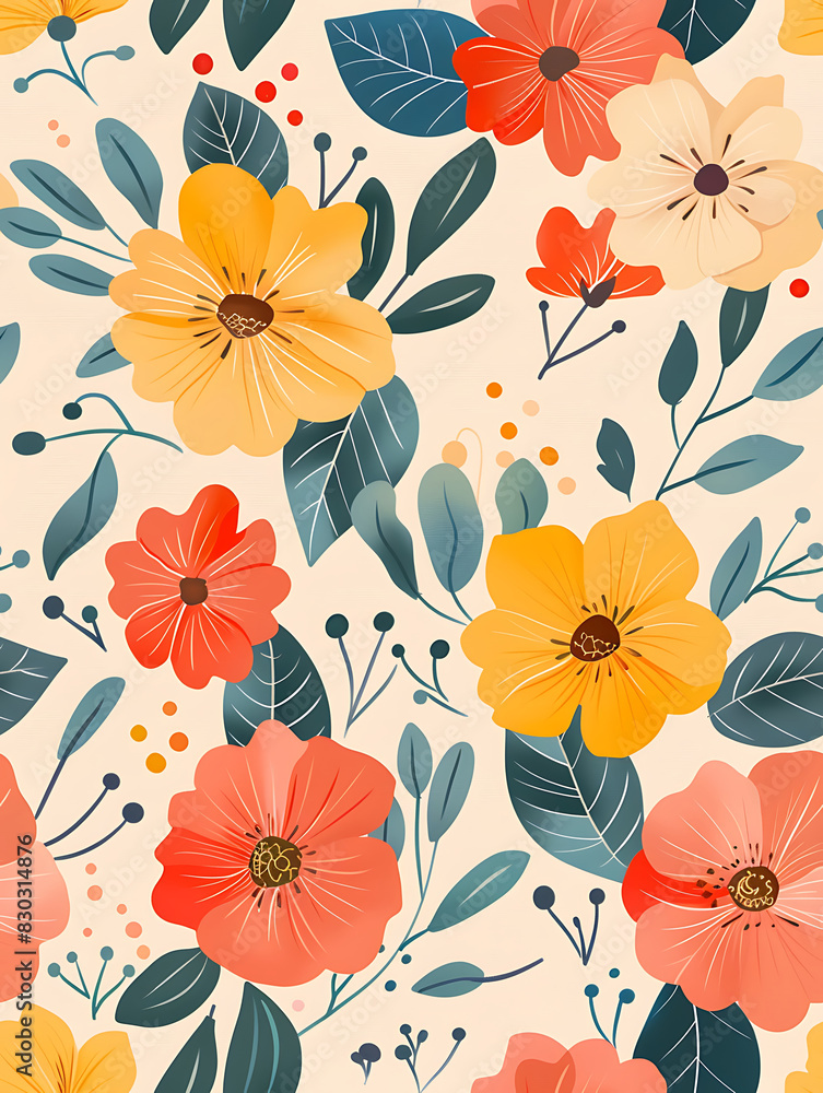 floral graphic illustration