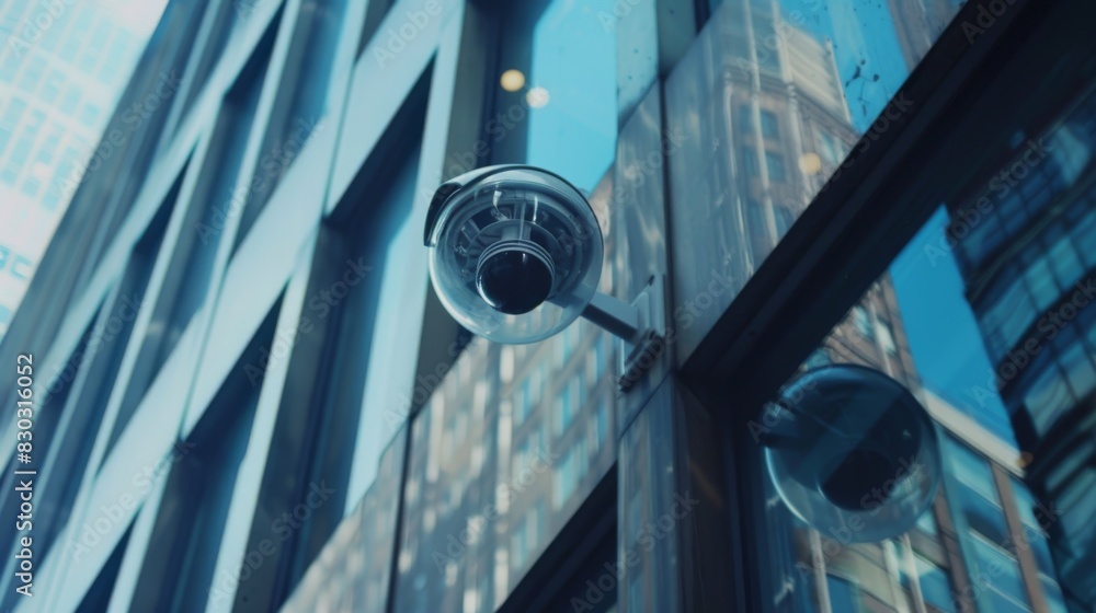 building office camera cctv security system alertness  safety secrecy technology 