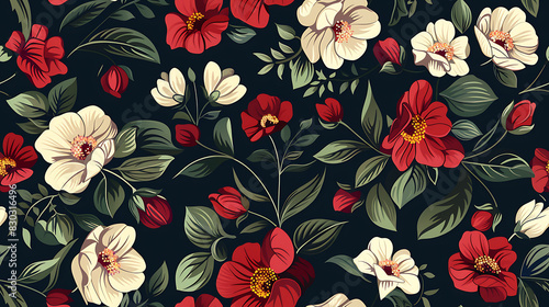 floral print graphic