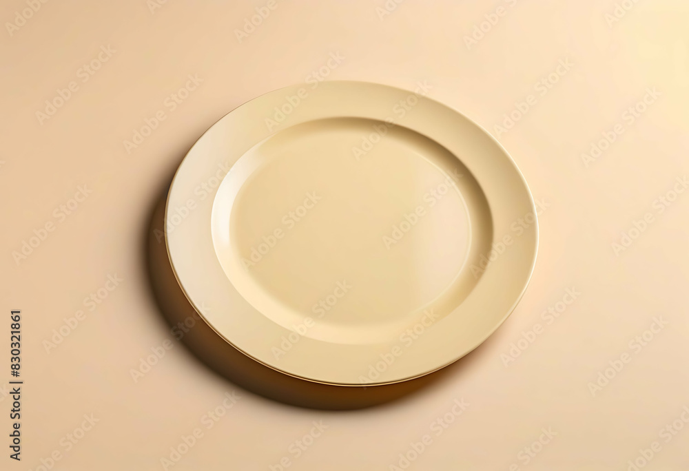 White Plate Mockup with Shadow White Plate Mockup with Shadow