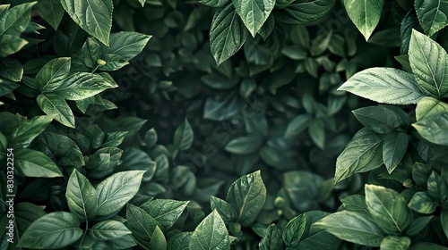 Wallpaper Mural A close up of green leaves in a forest Torontodigital.ca
