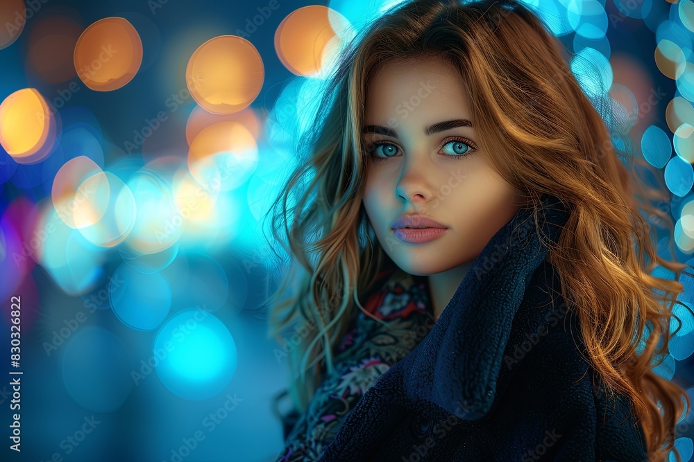 Enchanting Aura: A Lady Radiant in Detailed Light and Ultra Definition Enchanting Aura: A Lady Radiant in Detailed Light and Ultra Definition