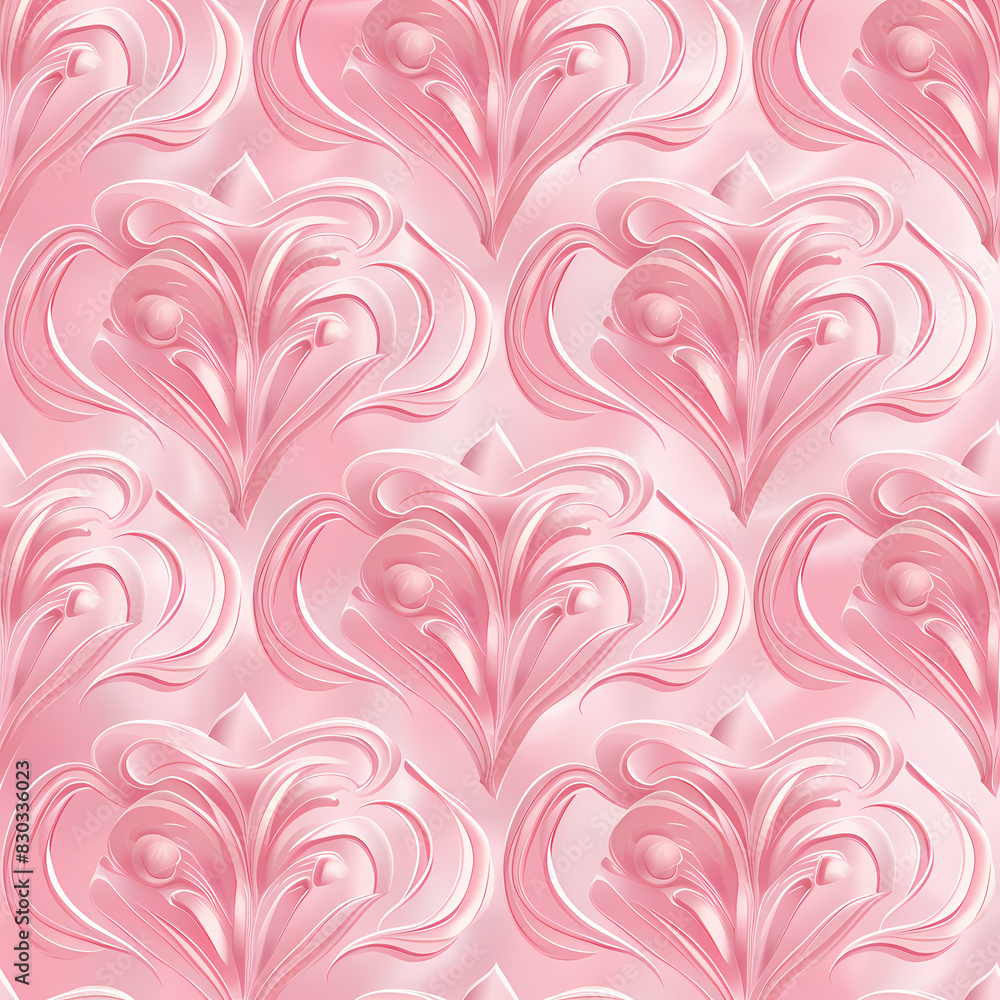 Valentine's Day Background Pattern in Light Pink - Romantic and Festive Design for February 14th Valentine's Day Background Pattern in Light Pink - Romantic and Festive Design for February 14th